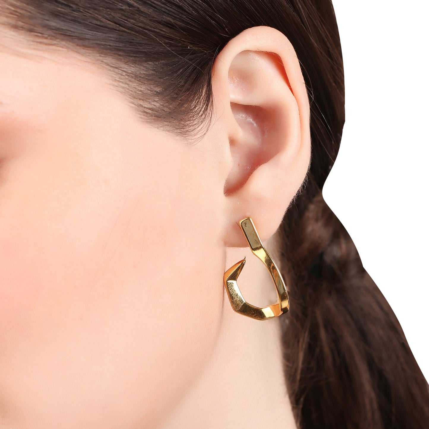 Irregular Number Six Earring