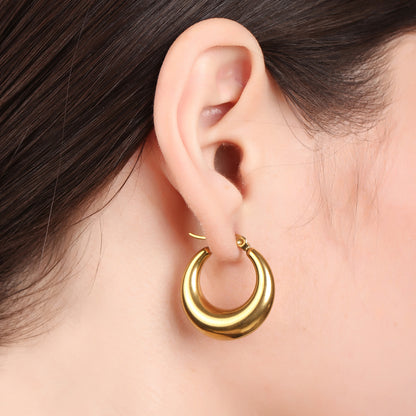 Round Shaped Hoop Earring