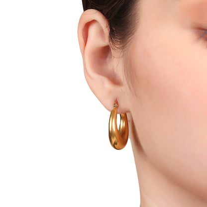 Round Shaped Hoop Earring