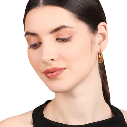 Round Shaped Hoop Earring