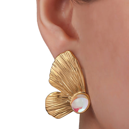 Butterfly Stud Earring