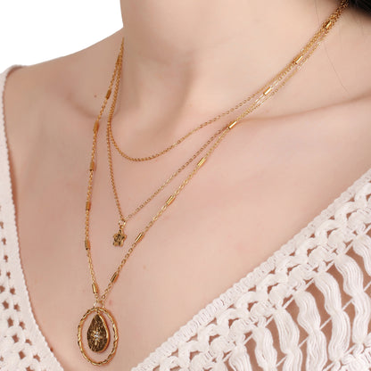 Multi-Layered Star Shaped Necklace